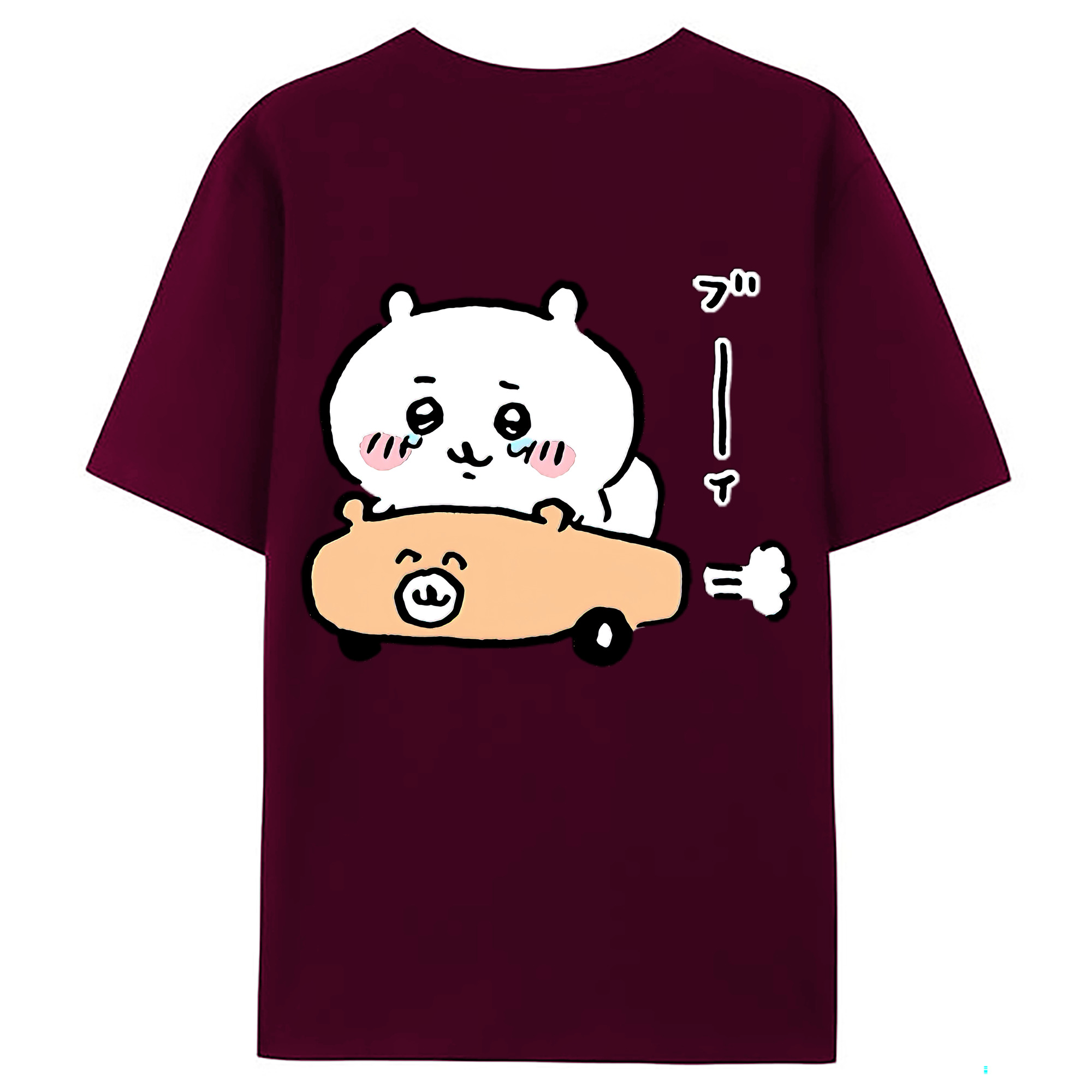 （画像用） ちいかわ ちいかわ Chii-kawa chiikawa レディース半袖Tシャツ(バックプリント)